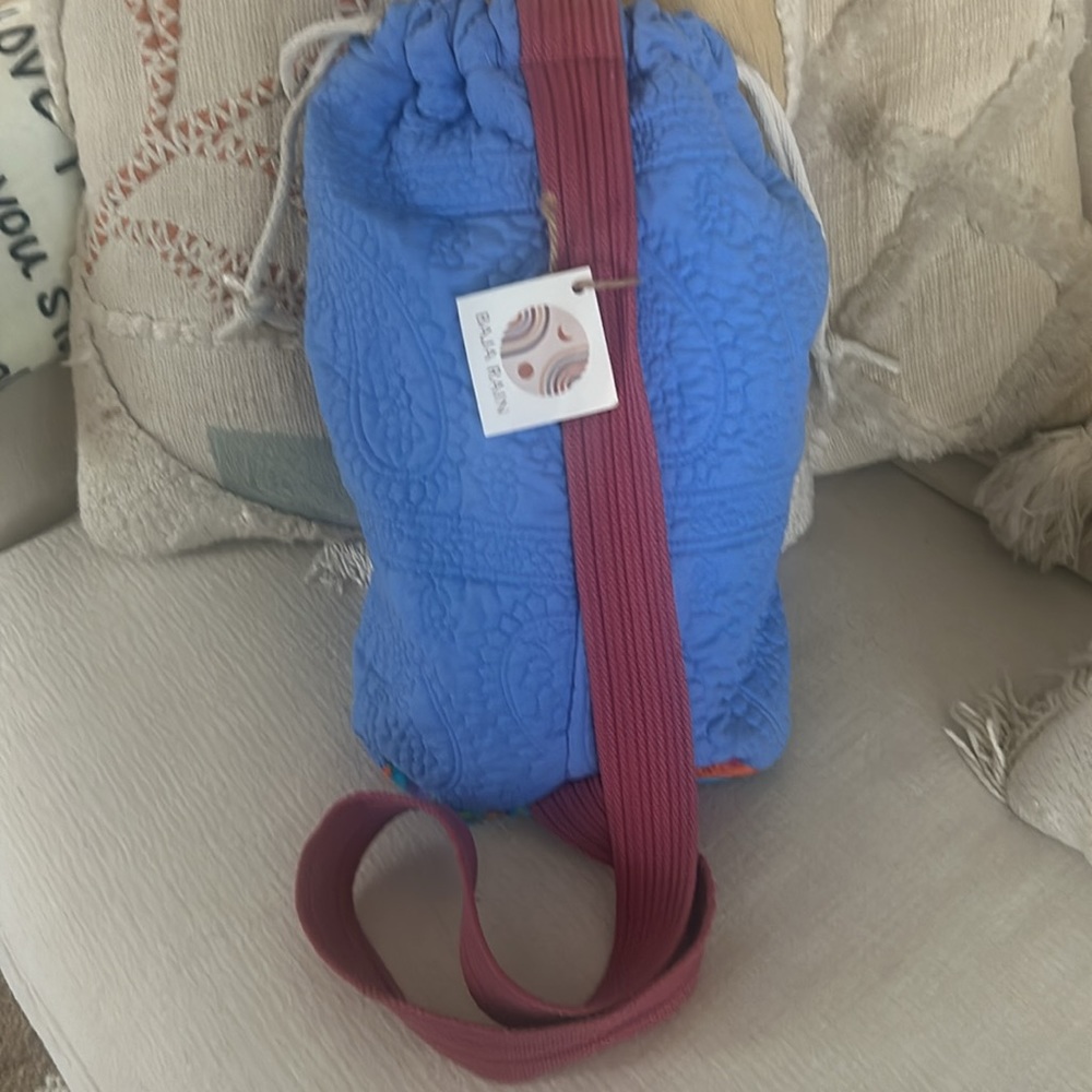 Quilted sling bag